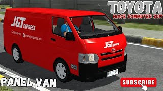 Mod BUSSID  Toyota Hiace Commuter 2017 Panel Van [upl. by Janeen]