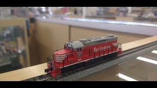 2011 N Scale Walthers Proto GP20 Review [upl. by Wylie]