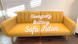 Amazon Novogratz Brittany Sofa Futon [upl. by Leatri]