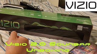 Vizio 20 Soundbar Unboxing with RGB Lights [upl. by Anawed864]