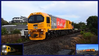 KiwiRails BrandNew DL Locomotives in action  June 2023 HD [upl. by Kyte]