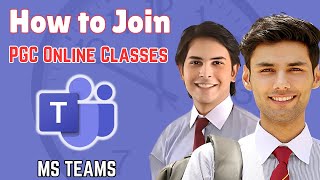 How to Use MS Teams to Join PGC Online Classes  How to Use Teams for Online Classes [upl. by Cran]