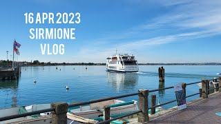 16 Apr 23 Sirmione VLOG  Hotel Catullo Castello Scaligero Garda tours 25 min peninsula tour [upl. by Enelkcaj]