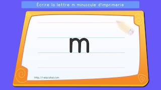 Les lettres de lalphabet  Apprendre à écrire le M avec Pinpin et Lili [upl. by Denys]