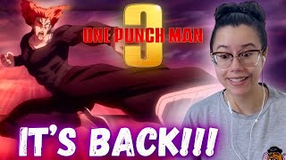 ACTUALLY HAPPENING  One Punch Man Season 3 Trailer Reaction [upl. by Annoda]