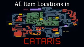 Metroid Dread  Cataris All Items [upl. by Yemrots]