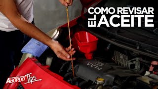 Aprende a revisar el aceite del motor de tu carro ABordoTips [upl. by Bernstein]