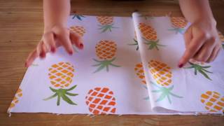 Summer DIY  Ananas kussen [upl. by Donnelly549]