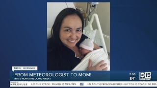 Meteorologist Iris Hermosillo welcomes baby Nora [upl. by Bianchi]