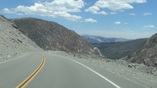 California State Route 120 Descending Tioga Pass from Yosemite [upl. by Jdavie]