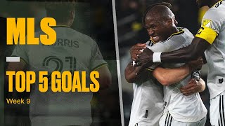 Top 5 Goals of MLS 2022 Week 9 [upl. by Luthanen]