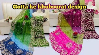 Gotta ke khubsurat mendi dress design🪡🪡🪡 [upl. by Berlin674]