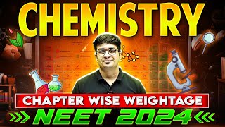 NEET 2024 Chemistry Chapter Wise Weightage and Priority List 🔥 [upl. by Kimble]