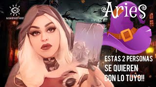 😠ARIES ♈️ ⚠️PRECAUCIÓN 🚨ESTAS 2 PERSONAS 🫵SE QUIEREN QUEDAR CON TODO LO TUYO 🧿 [upl. by Hanoy843]