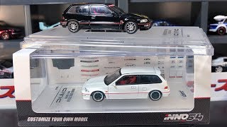 New Inno64 Honda Civic EF9 White Review [upl. by Harmonia628]