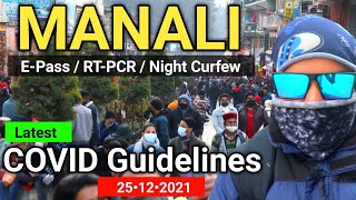 Latest Covid Guidelines for Himachal Pradesh  New Covid Guidelines for Manali  COVID NEWS MANALI [upl. by Sherar]