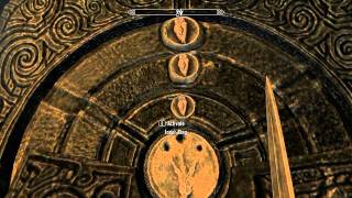 Skyrim  Bleak Falls Barrow Second puzzle [upl. by Annej]