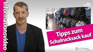 Schulrucksack So kaufen Sie den perfekten Rucksack für die Schule [upl. by Balac]