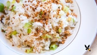 Ginger Garlic Fried Rice Recipe Jean Georges [upl. by Aronek202]