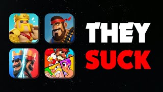 Ranking EVERY Supercell Game Worst to Best [upl. by Yllas]