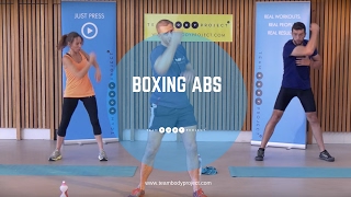 NEW Body Project Boxing Abs cardio workout from home [upl. by Ymorej]