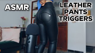 ASMR Leather Pant Triggers 🖤 [upl. by Polish]