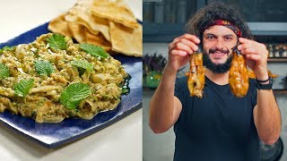 COMO FAZER BABAGANOUSH  Receitas do Líbano  Mohamad Hindi [upl. by Juliann]