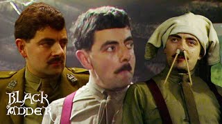 3 Hilarious Captain Blackadder Moments  Blackadder  BBC Comedy Greats [upl. by Skantze263]