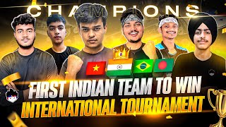 Championsssss 🏆 First Indian 🇮🇳Team To Win International Tournament 🏟❤️ Nonstop Gaming Shocked 😳 [upl. by Akeemat12]