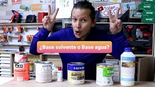 Tipos de pinturas para madera  Barniz Laca Esmalte Tinte [upl. by Forest]