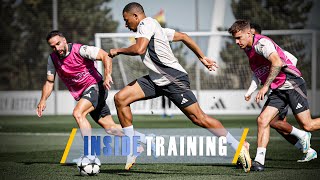 Last training session before the Stuttgart game  Real Madrid City [upl. by Enriqueta113]