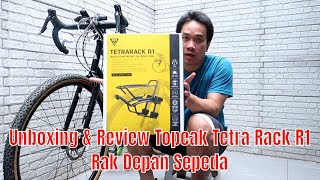 Unboxing amp Review Topeak TetraRack R1  Rak Depan Sepeda Marin Four Corners 2021 [upl. by Initof655]