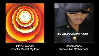 Stevie Wonder  Knocks Me Off My Feet 🧬 Donell Jones  Knocks Me Off My Feet [upl. by Kruger309]