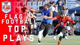 Flag Football Top Plays of the AFFL Quarterfinals  NFL [upl. by Oicnaneb]