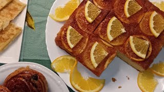 كيكة البرتقال اللذيذه معا سر نجاحها🍊😋 Super easy orange cakeكيكالبرتقال [upl. by Engeddi314]