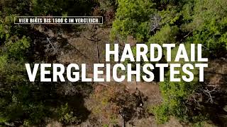 4 TrailHardtails im Vergleich Welches ist das BESTE MTB bis 1500 € – wer siegt im Hardtail Test [upl. by Agathe694]