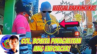 COL BOSITA NAGALIT SA TRAFFIC ENFORCER DAHIL SA ILLEGAL TOWING  REACTION VIDEO [upl. by Yearwood]