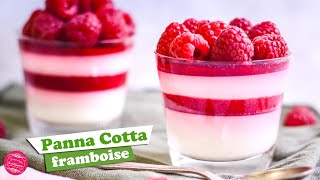 💟 PANNA COTTA AUX FRAMBOISES 💟 [upl. by Leanard]