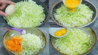 Cabbage with eggs is better than meat TOP🔝13 Simple Easy and delicious cabbage recipes [upl. by Feliks]