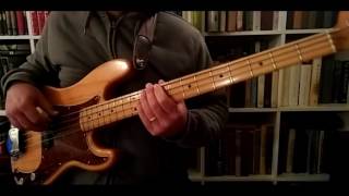 Goodnight Moon  Shivaree Bass playalong  cover [upl. by Ayot]