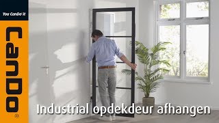 CanDo Industrial binnendeuren  Instructiefilm opdek deur afhangen [upl. by Horner]