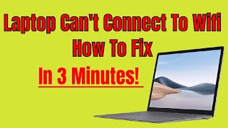 How To Fix a Laptop That Wont Connect to Wifi [upl. by Viscardi314]