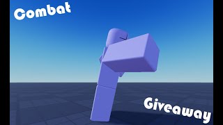 Combat  Roblox Studio  Giveaway [upl. by Elocaj]