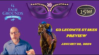 2024 Lecomte Stakes  Fair Grounds  Preview amp Picks KY Derby [upl. by Jenette]