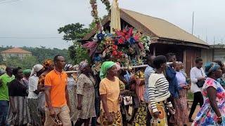 Penitential walk of Assumption 2023 to AmakyeBare Grotto 12th August 2023 [upl. by Ardnalak308]