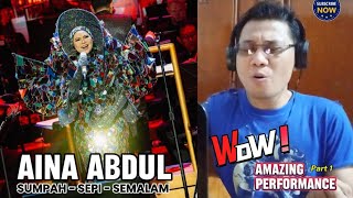 Aina Abdul  Sumpah Sepi Semalam Aina Abdul Bersama MPO  DeADSReaction [upl. by Hadria]