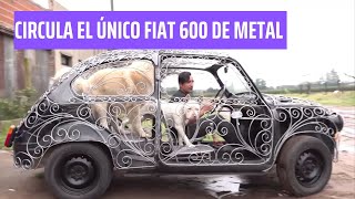 TALENTO ARGENTINO Rescató un Fiat 600 y lo hizo arte móvil  GarageTv [upl. by Thetis946]