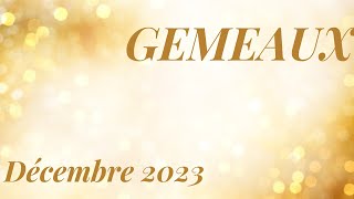 🎀🎄GÉMEAUX DÉCEMBRE 2023🎄🎀Vous envisagez un engagement avec un nouveau regard🎄🎀 [upl. by Valenta]