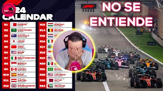 OFICIAL así es el calendario de F1 2024  SoyMotorcom [upl. by Nojad]