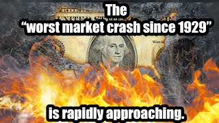 Market Crash incoming The Bubble is Bursting [upl. by Kenleigh]